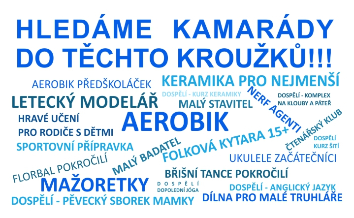 VOLNÁ MÍSTA V KROUŽCÍCH<br>versus NEOTEVŘENÉ KROUŽKY