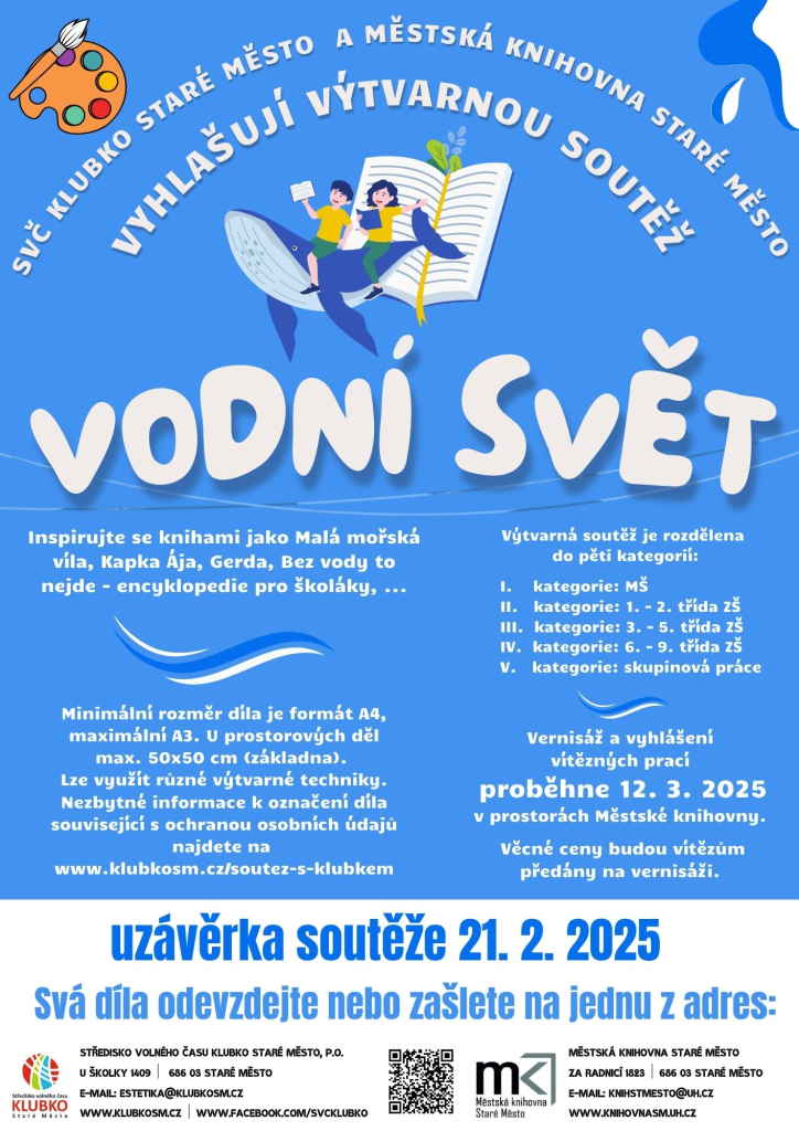 Výtvarná soutěž 2025 - VODNÍ SVĚT