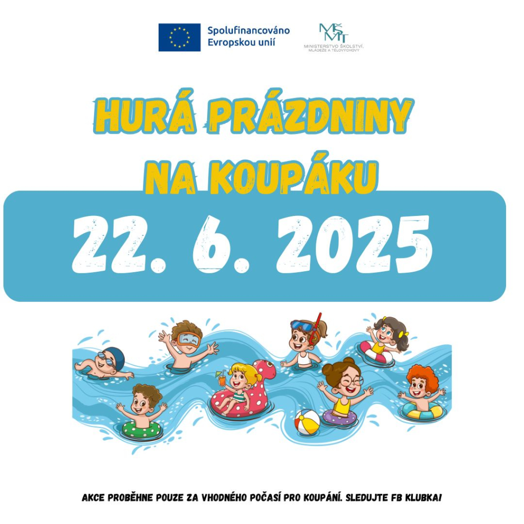 Hurá prázdniny na KOUPÁKU