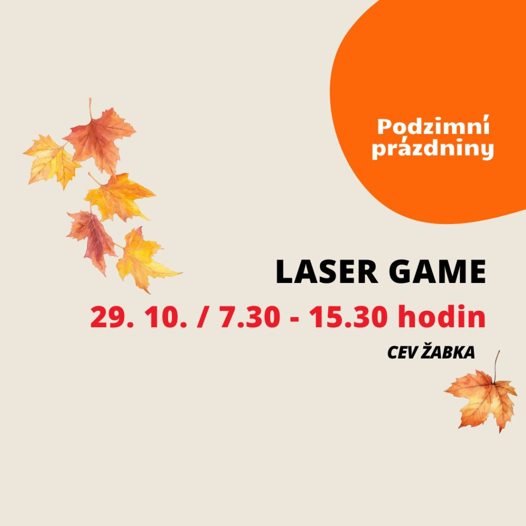 LASER GAME_podzimní prázdniny