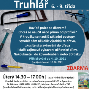 NOVÝ kroužek pro KUTILY <br> TRUHLÁŘ